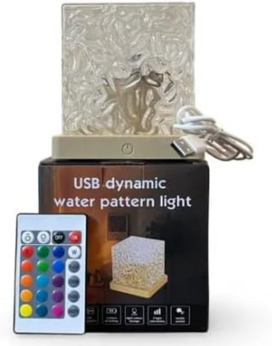 USB Dynamic Water Pattern Light with Remote Control