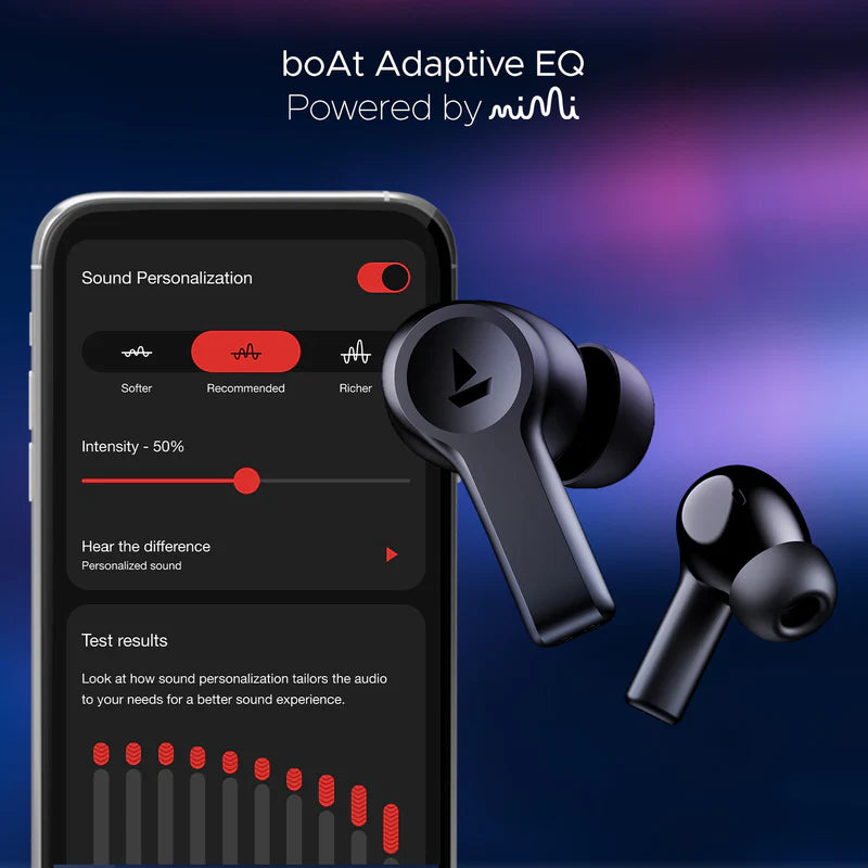 boAt Lucid True Wireless Earbuds with Smart Features