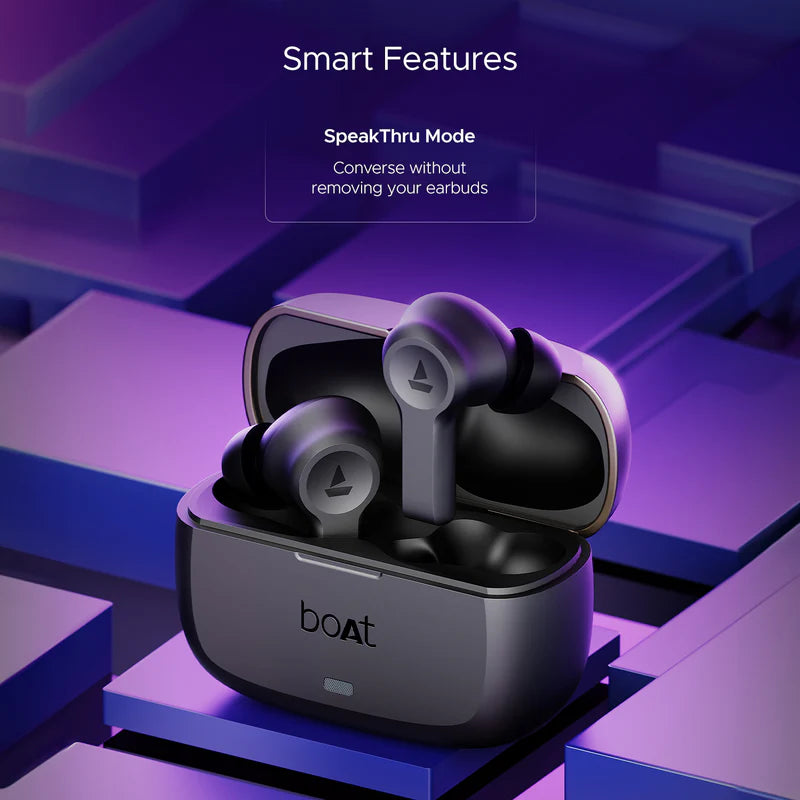 boAt Lucid True Wireless Earbuds with Smart Features