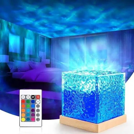 USB Dynamic Water Pattern Light with Remote Control