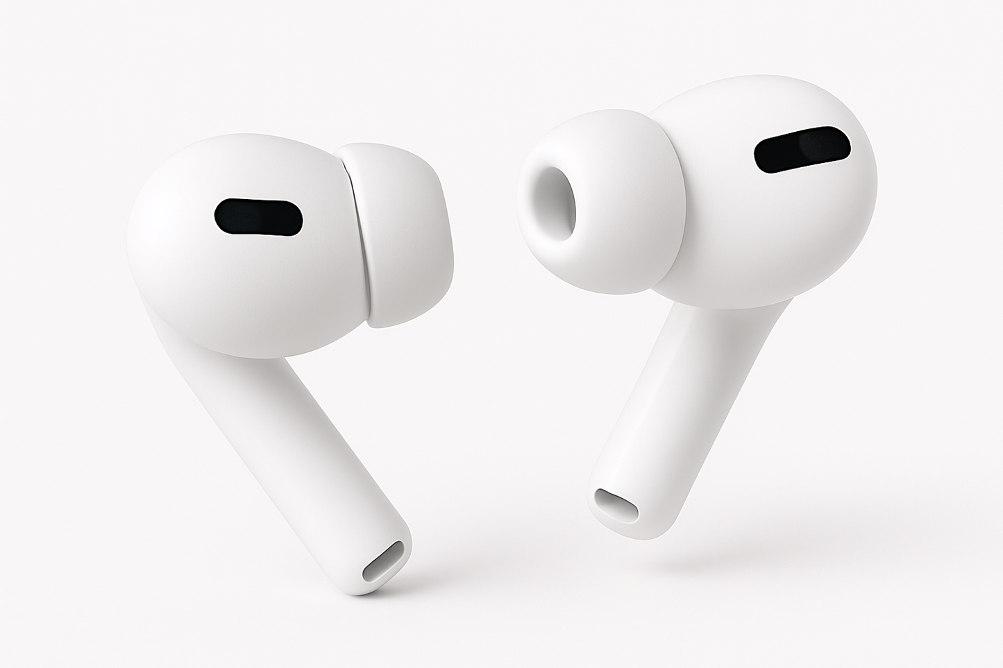 White Wireless Earbuds