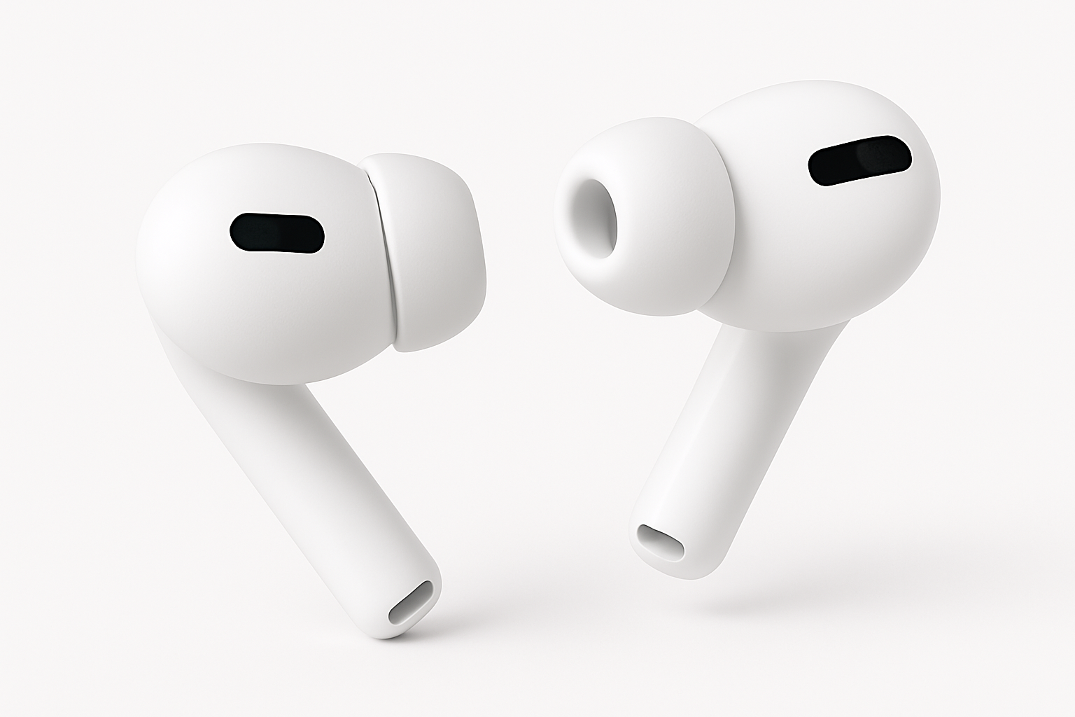 White Wireless Earbuds