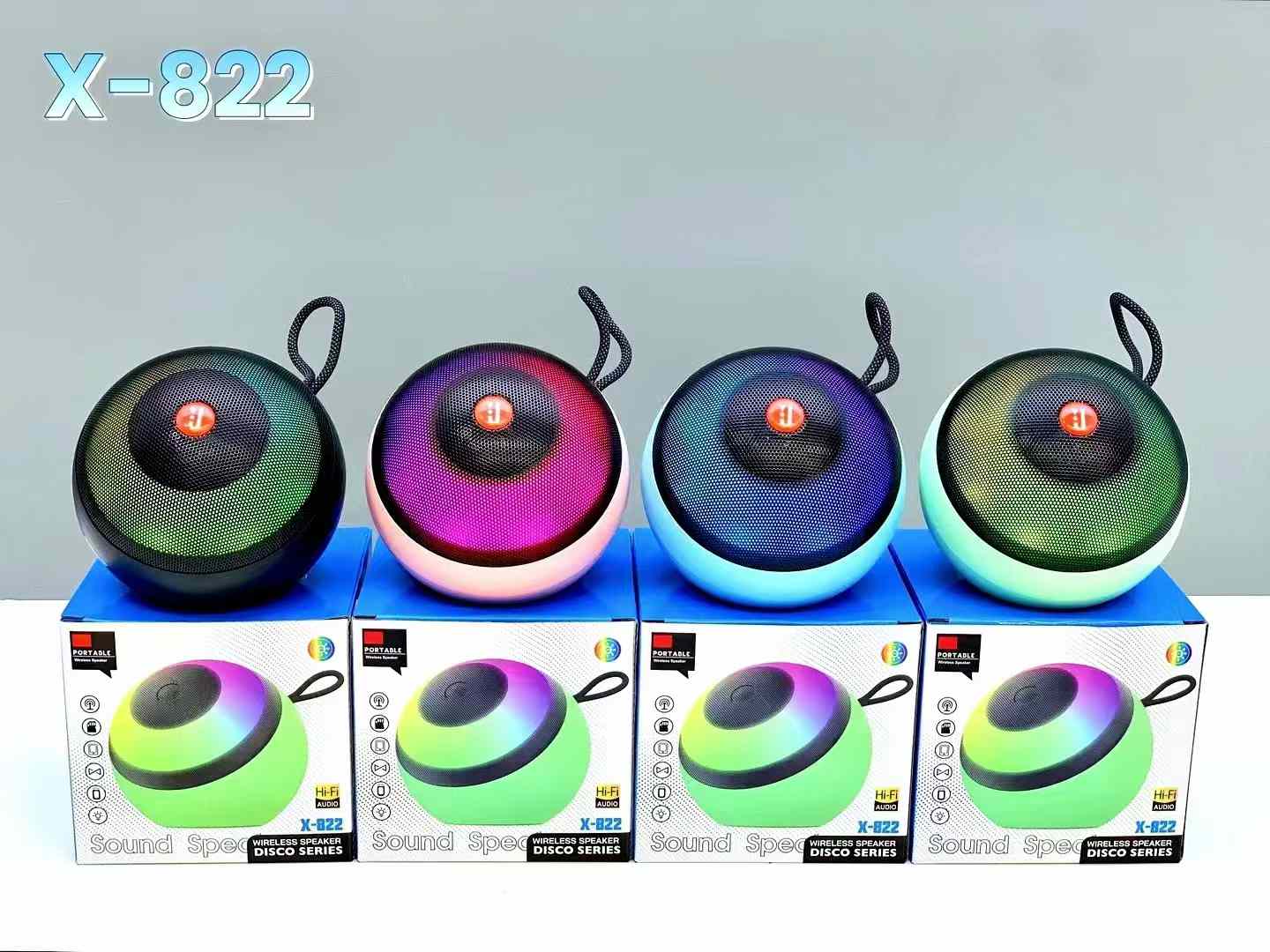 X822 RGB Light Bluetooth Speaker